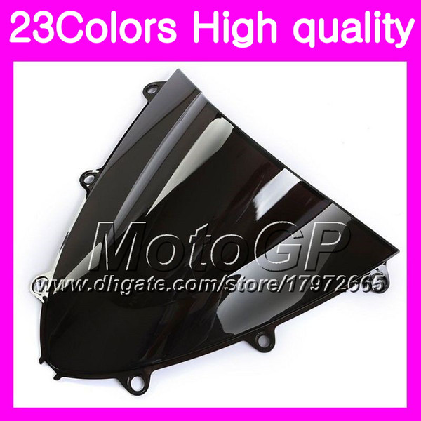 23Colors Windscreen For HONDA CBR1000RR 08 09 10 11 CBR1000 RR CBR 1000 RR 2008 2009 2010 11 Chrome Black GPear Smoke Windshield