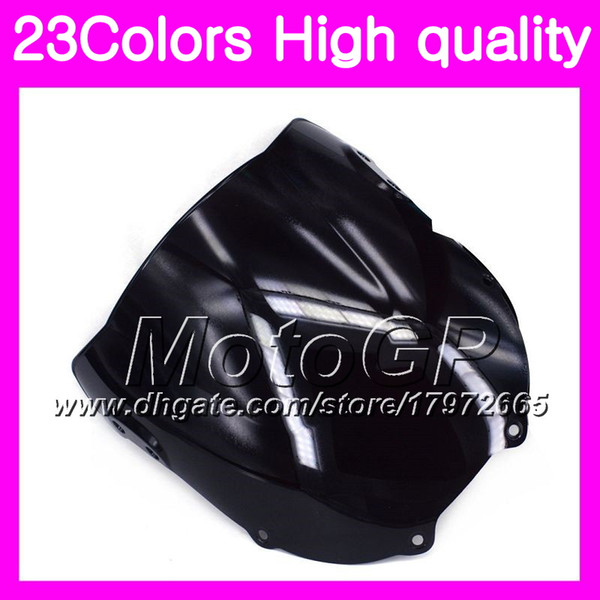 23Colors Windscreen For HONDA CBR893RR 89 90 91 92 93 CBR900RR CBR893 RR 1989 1990 1991 1993 Chrome Black GPear Smoke Windshield