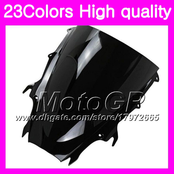 23Colors Windscreen For Triumph Daytona 675 09 10 11 Daytona-675 Daytona675 2009 2010 2011 Chrome Black GPear Smoke Windshield