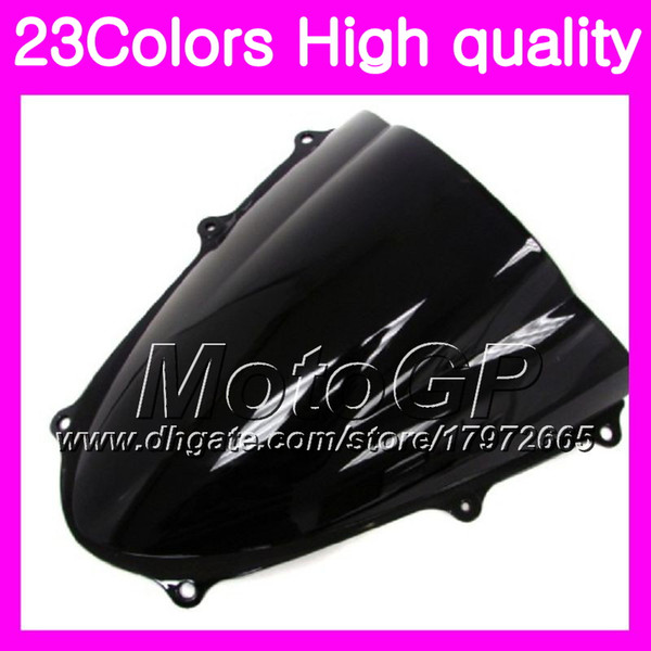 23Colors Windscreen For SUZUKI GSXR1000 09 10 11 12 GSXR 1000 GSX R1000 K9 2009 2010 2011 12 Chrome Black GPear Smoke Windshield