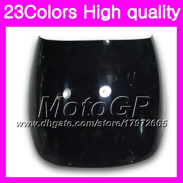 23Colors Windscreen For HONDA VFR400RR NC24 VFR400 RR VFR 400RR RVF 400 RR 87 88 1987 1988 Chrome Black GPear Smoke Windshield