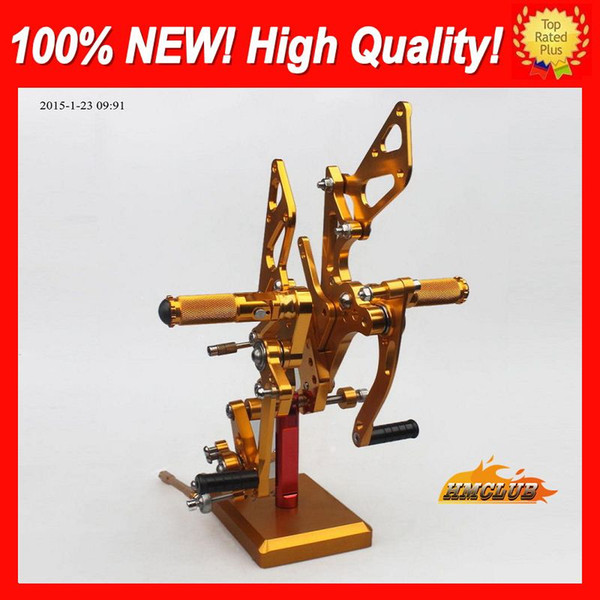 CNC Footrests Footpegs Rear Set For YAMAHA R6 YZFR6 03 04 05 YZF-R6 YZF600 YZF 600 YZF R6 2003 2004 2005 CL816 Foot Pegs Rearset Pedals new