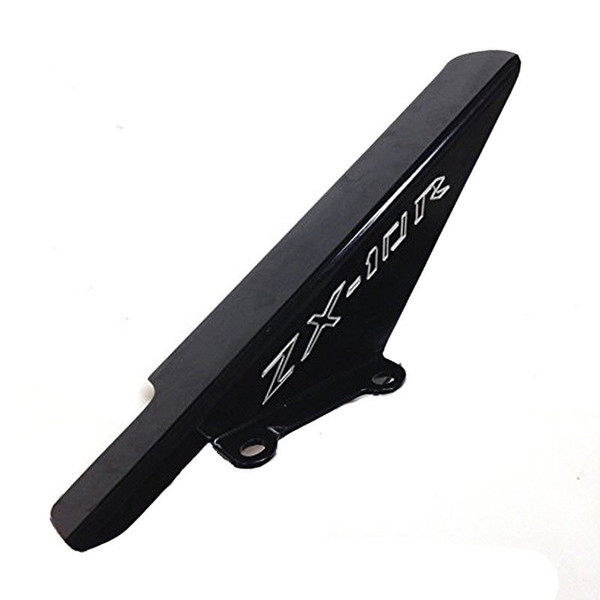 Black Aluminum Chain Guard Cover Protector for Kawasaki Ninja ZX-10R 2004-2005
