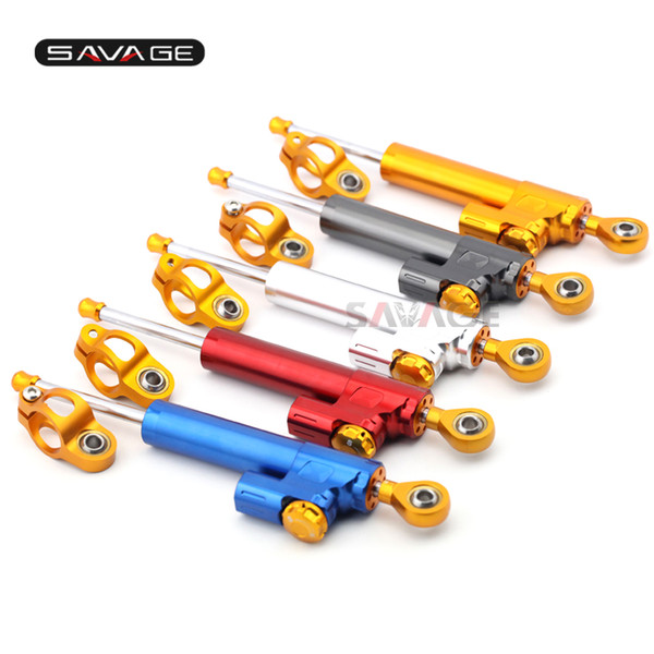 Universal Motorcycle Steering Damper Stabilizer Adjustable Safety Control For SUZUKI GSXR 600 750 1000 KAWASAKI ZX6R ZX10R NINJA