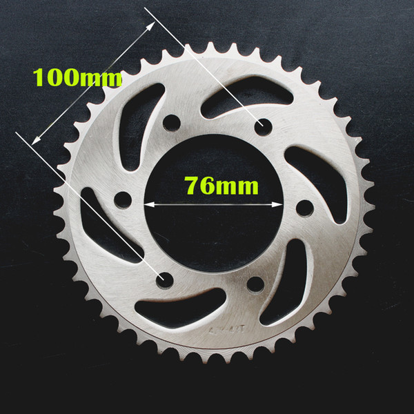 For Yamaha YS150-5 YBR150 FZ-16 MT125 YZF-R125 Motorcycle parts sprockets rear sprocket 40 43 teeth Improve speed