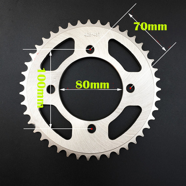 For Suzuki GZ150-A GZ125 98-11 high quality Motorcycle parts sprockets rear sprocket 41 43 teeth Improve speed