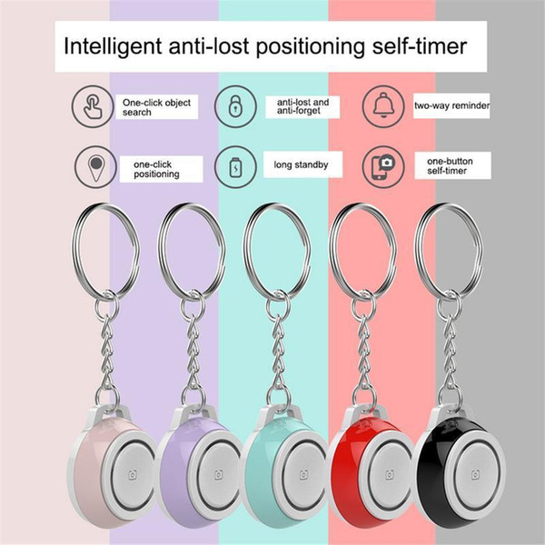 Anti-Lost Smart Bluetooth Tracker Child Key Finder Locator Alarm Intelligent Positioner Bluetooth Remote Control Self-Timer