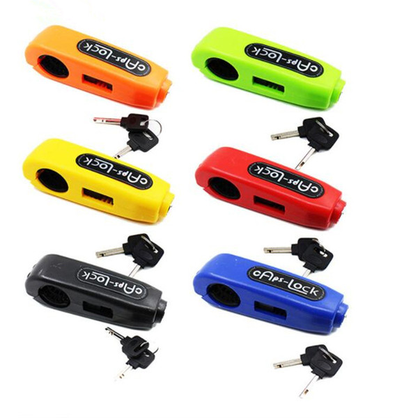 Motorbike Brake Lock Motorcycle Handlebar Throttle Grip Lock Anti-theft Brake Level Lock for Bike Scooter Moped Anti Theft