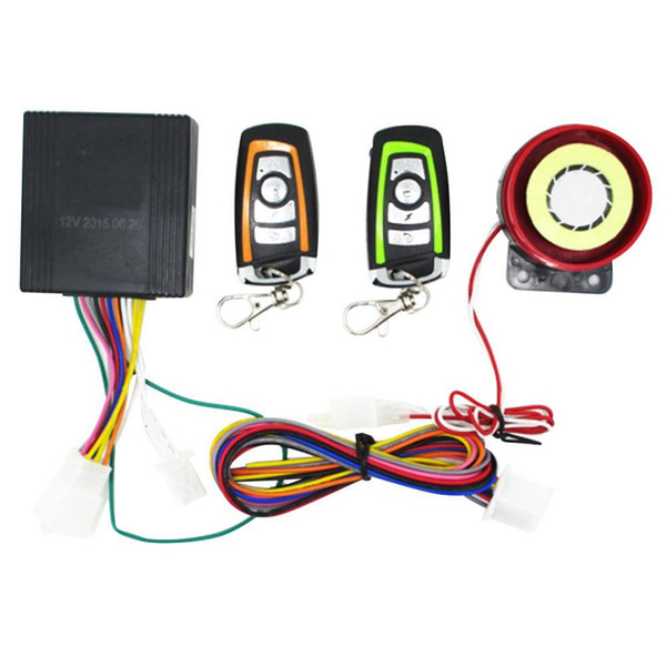 Universal Motorcycle Alarm System Scooter Anti-theft Security Alarm System Two-way With Engine Start Remote Control Key Fob