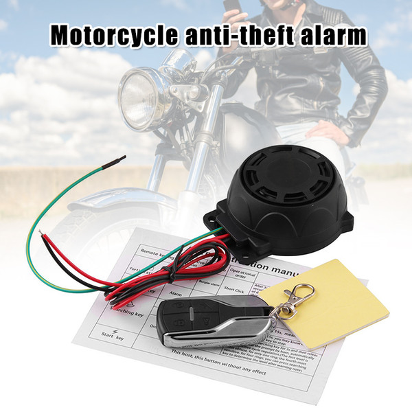 Motorcycle Bike Vehicle Alarm Anti Theft Security System Lock with Easy Arming/Disarming B88