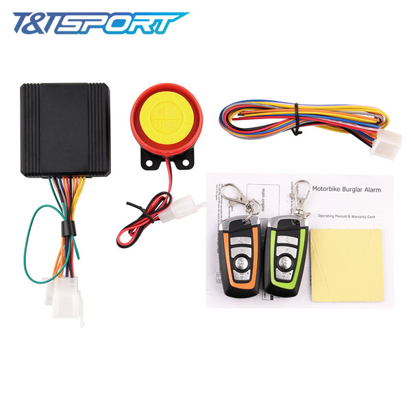 Free Shipping Universal Two-way Motorcycle Scooter Anti-theft Security Alarm System Engine Start Remote Control Key MB-AH023