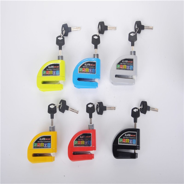 Motorcycle Scooter Disc Brake Lock Motorbike Anti-theft Alarm Wheel Disc Brake Security Safety Siren Lock for