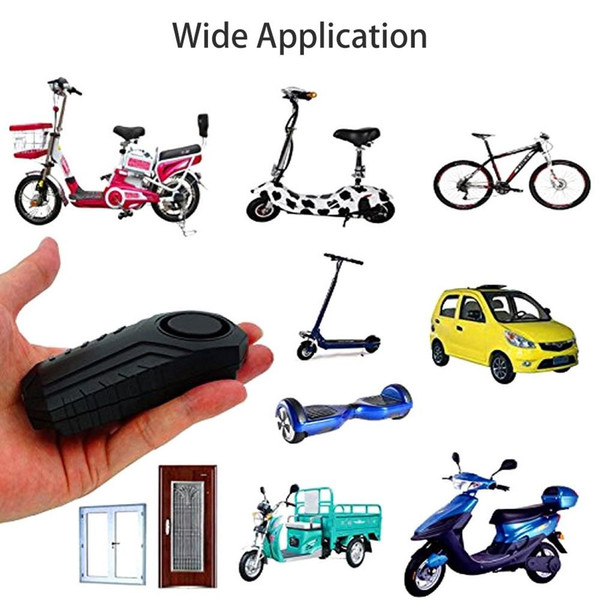 The New durable Remote Control Electric Bike Security Anti-theft Vibration Sensor Warning Alarm