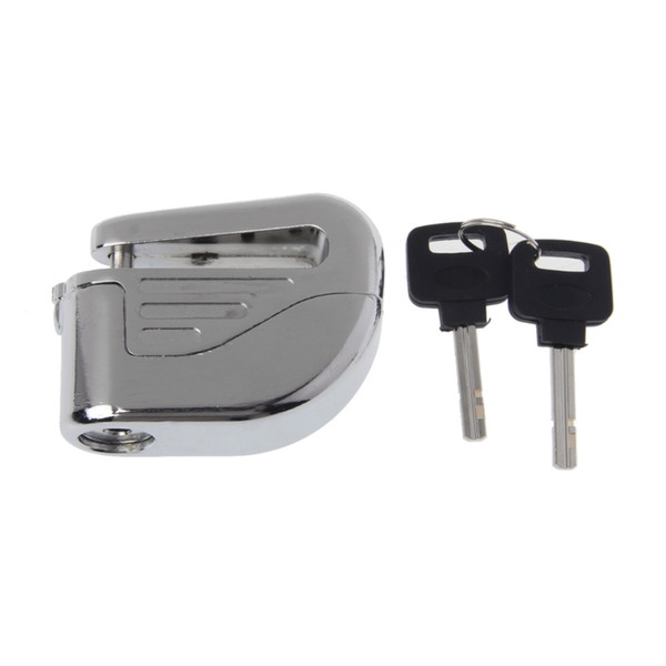 Free shipping 1cm Motorcycle Scooter Bicycle Anti-theft Wheel Disc Brake Lock Security Alarm+2 Keys