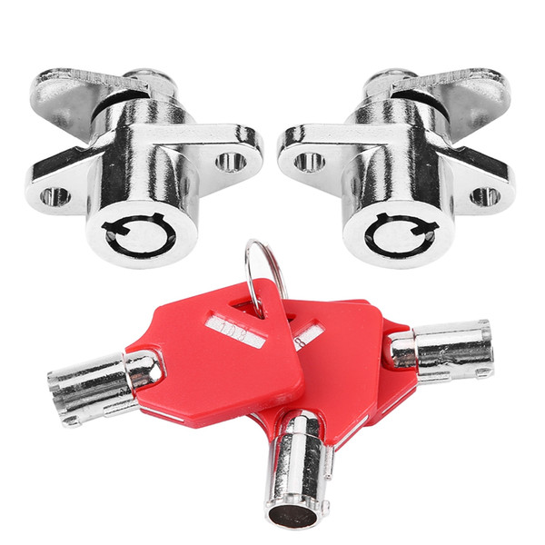 2pcs Hard Motorcycle Lock with 3 Red Keys for Electra Glide Safety Lock TYK1427846 motocicleta motorsiklet aksesuarlari New