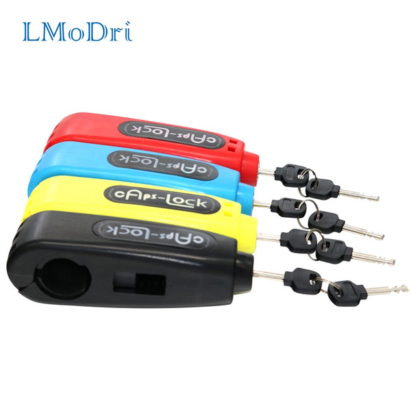 LMoDri Universal Motorcycle Handlebar Safety Lock Scooter Lock Brake Throttle Grip anti theft Protection Security