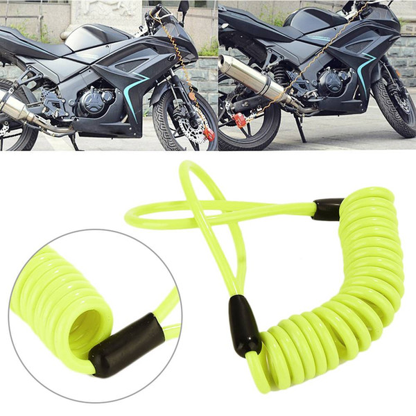 free shipping Alarm Disc Lock Anti Thief Wheel Disc Brake Bag And Reminder Spring Cable