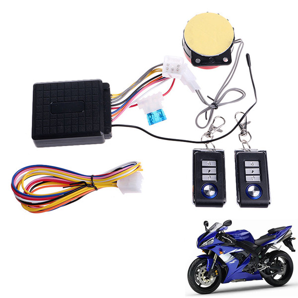 Universal Motorcycle Anti-theft Alarm Security System With Remote Control Engine Start Lock Motorbike Scooter Protection