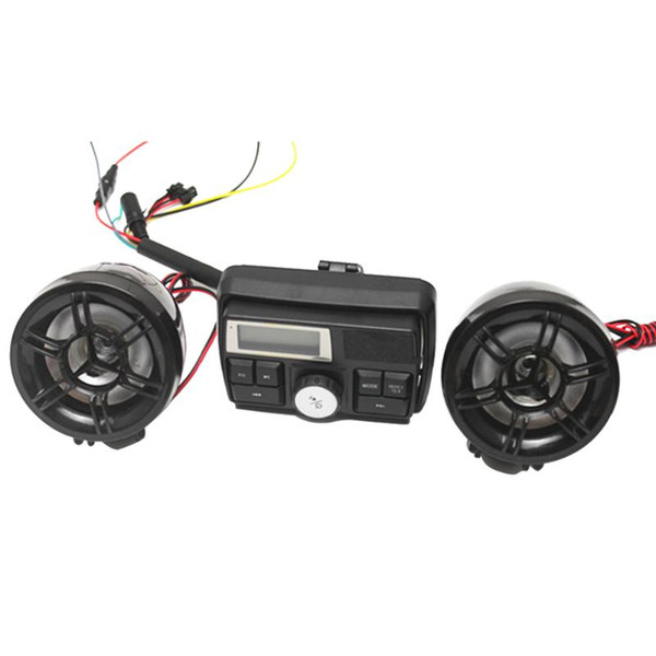 Motorcycle MP3 Player Motobike Alarm Audio Speaker Alarm System Theft MP4 Player TF Card USB AUX Moto FM Radio Stereo