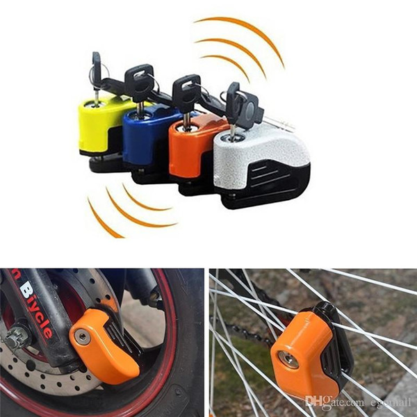 Mountain Bike Lock Car Alarm System Lock Anti-theft Alarm Lock for Electric Vehicle and Motorcycle Parts Brake Theft Protection