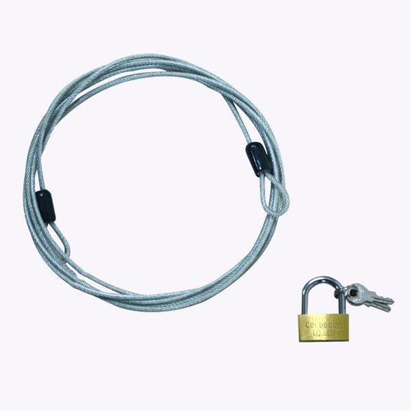 Car Cover Cable Lock FLR Mini Locks Easy & Secure for Automotive Cover -78 Inch In Length Bronze-Anti-theft Lock