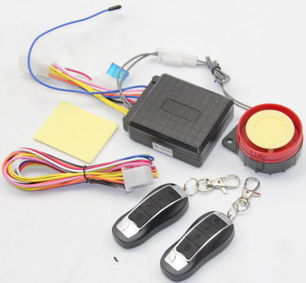 Universal Waterproof Motorcycle Anti-theft Alarm Security System Remote Control Engine Kit MP3 Alarm System BMW 12V