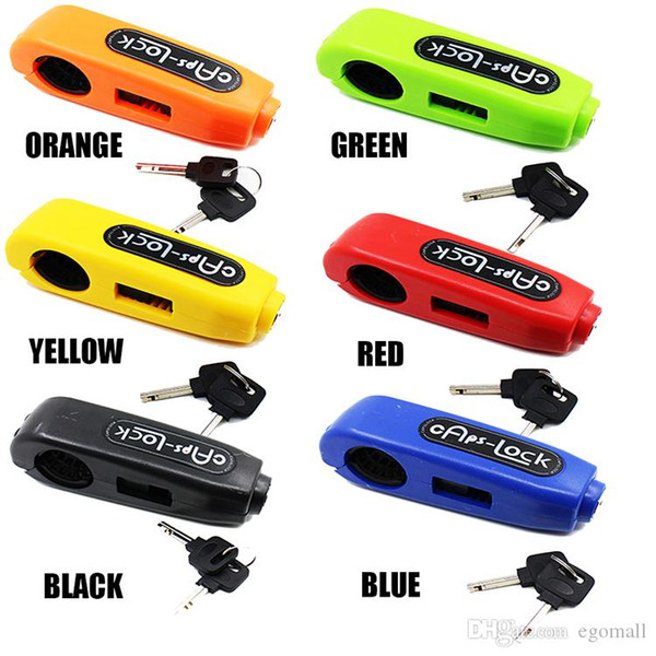 Motorcycle Lock Motorbike Scooter Handlebar Safety Lock Brake Throttle Grip anti theft Protection Security Lock Free DHL