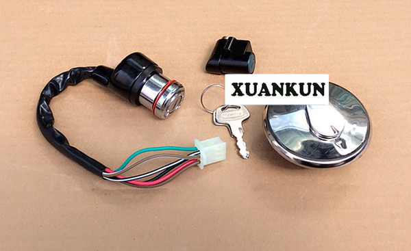 GN125 Motorcycle GN Lead Four Line Six Line Lock / Fuel Tank Cover / Electric Door Lock