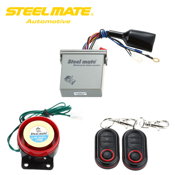 Freeshipping Original Steelmate 986E 1 Way Motorcycle Alarm Alarme Moto Alarma Moto Remote Engine Start Stop Moto Protection for BULTACO