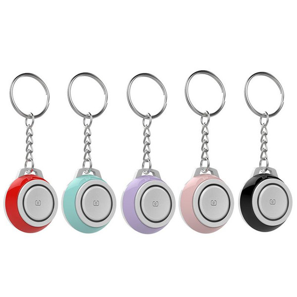 Mini 2 In 1 Self Timer Tracker Smart Finder Anti Lost Alarm With Key Chain Ring Compatible For Iphone IOS And Android/Samsung