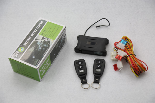 Keyless entry system Remote Central Locking Control Box Remote Controller LED Connection Wire Wire English User Manual