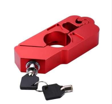 NEW Motorcycle handlebar lock Brake lever Throttle Grip Security Lock Dirt bike Scooter handle safety Lock anti Theft Protection