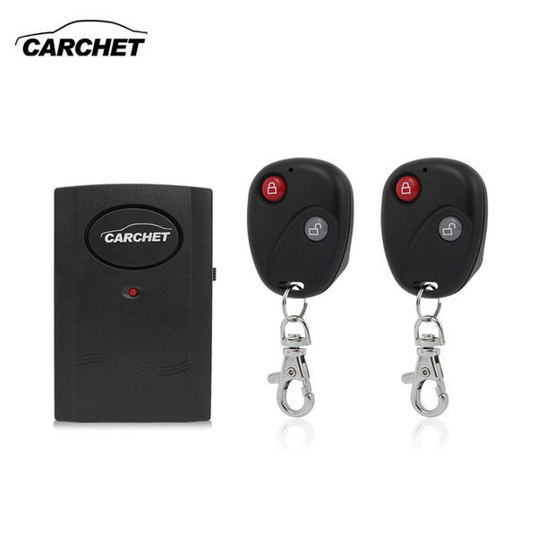 CARCHET Universal Motorcycle Bike Alarm Clock Wireless System Sensor Alarm Detector Lock 2 Remote Control Theft Protection 120db