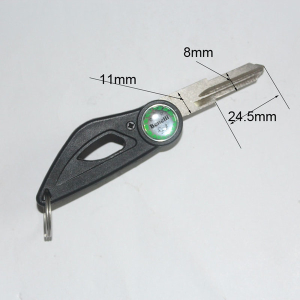 Foldable key blank with Benelli logo for TNT300 TNT600 BN251 BN302 BN600 Stels Flame200 Keeway RK6 RKV CODE VLC VLM 125 150 200