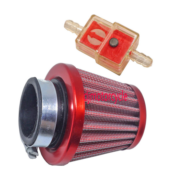 38mm 44mm Air Filter Intake Induction Kit Universal for Off-road Motorcycle ATV Quad Dirt Pit Bike Mushroom Head Air Filter Cleaner