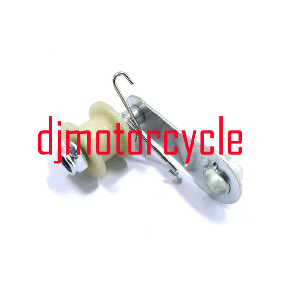 Motorcycle Spring Roller Wheel Chain Tensioner Adjuster Regulator ATV Dirt Bike