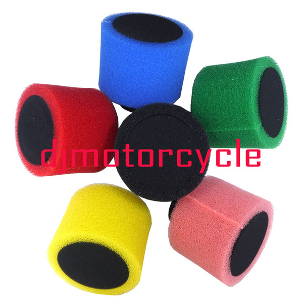 Multicolor Straight Neck Foam Air Filter 38mm Sponge Cleaner Moped Scooter CG125 150cc Dirt Pit Bike Motorcycle