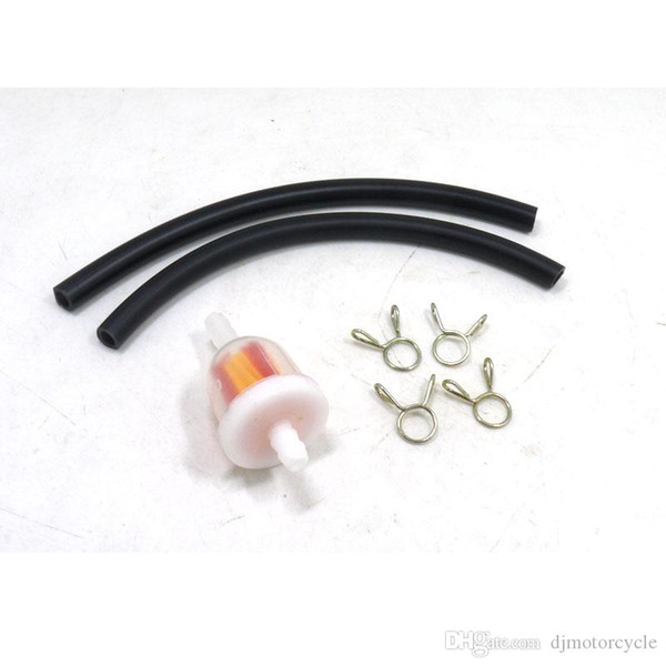 Gas Line Fuel Oil Filter Motorcycle Moto Moped Quad ATV 4 Wheeler Dirt Bike Kit With Tubing Clip Tube Hose Line Petrol Pipe