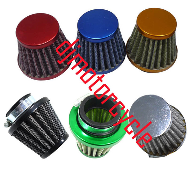 38MM 125CC Dirt Pit Bike Mini Motocross Motorcycle Engine Air Filter For SDG /KLX /SSR Red Blue Silver Gold