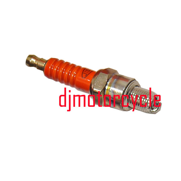 High Performance Color 3 Electrode Spark Plug for Scooter GY6 50cc 150cc A7TC Motorcycle Dirt Pit Bike Electric Parts