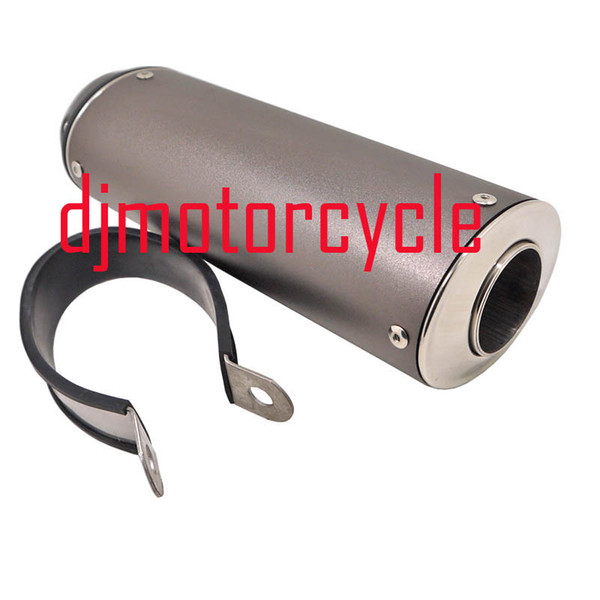 Pit Bike 38mm Exhaust Muffler with movable silencer Black dirt bike detuner Chinese motorcross motorcycle Kayo CRF KLX Apollo