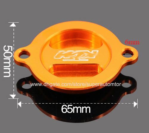 Brand New Orange Motorcycle CNC Engine Oil Filter Cover Cap for KTM Duke 125 200 390