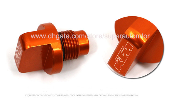 T6063 Aluminum Motorcycle Modified CNC Engine Magnet Oil Drain Plug for KTM DUKE 125/200/390