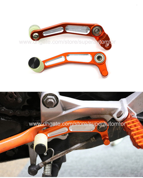 Motorcycle Gear Levers Brake Clutch Gear Pedals Orange Black for KTM Duke KTM200-990 CF400 Motorbike Racing Modified Parts