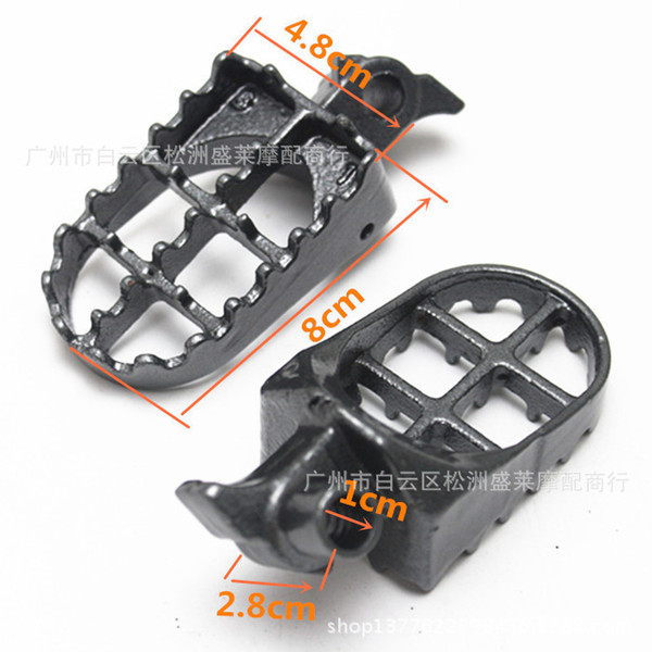 Front Steel Motorcycle Footpeg Foot Rest Peg For HONDA CR125 250 500 YAMAHA YZ125 250 WR400