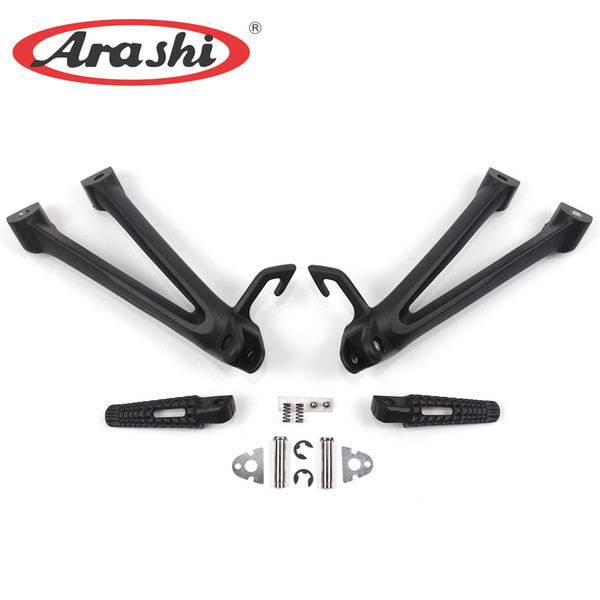 Arashi 1 Set Rear Footrest For Suzuki GSXR 600 750 2006 2007 Motorcycle Passenger Foot Pegs Motor Parts 600CC 750CC