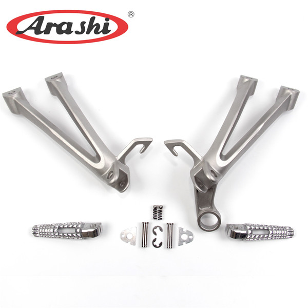 Arashi 1 Set Rear Footrest For Suzuki GSXR600 GSXR750 2008 2009 2010 Motorcycle Passenger Foot Pegs Motor Parts 600CC 750CC