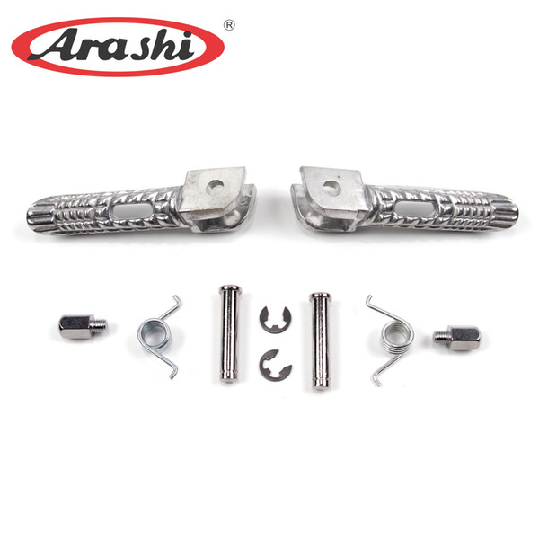 Arashi 1 Set Front Footrest For Suzuki GSXR 1000 2005 - 2014 Motorcycle Foot Pegs Motor parts Pedal Brackets GSXR1000 GSXR1000R