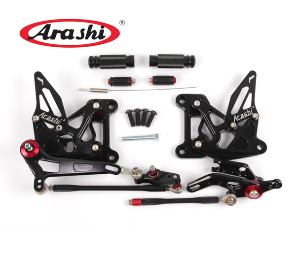 Arashi 12-15 Rearset For MV AGUSTA F3 675 EAS ORO Brutale 800 Dragster 2012 2013 2014 2015 Motorcycle Adjustable Footrests Foot Pegs Pedal