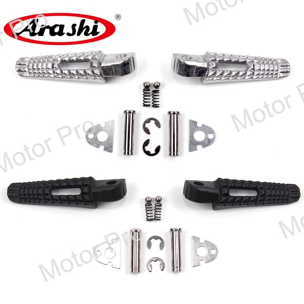 Arashi 1 Set Rear Footrest For Suzuki GSXR 600 750 2006 - 2014 Motorcycle Passenger Foot Pegs Motor Parts 2007 2008 2009 2010 2011 2012 2013